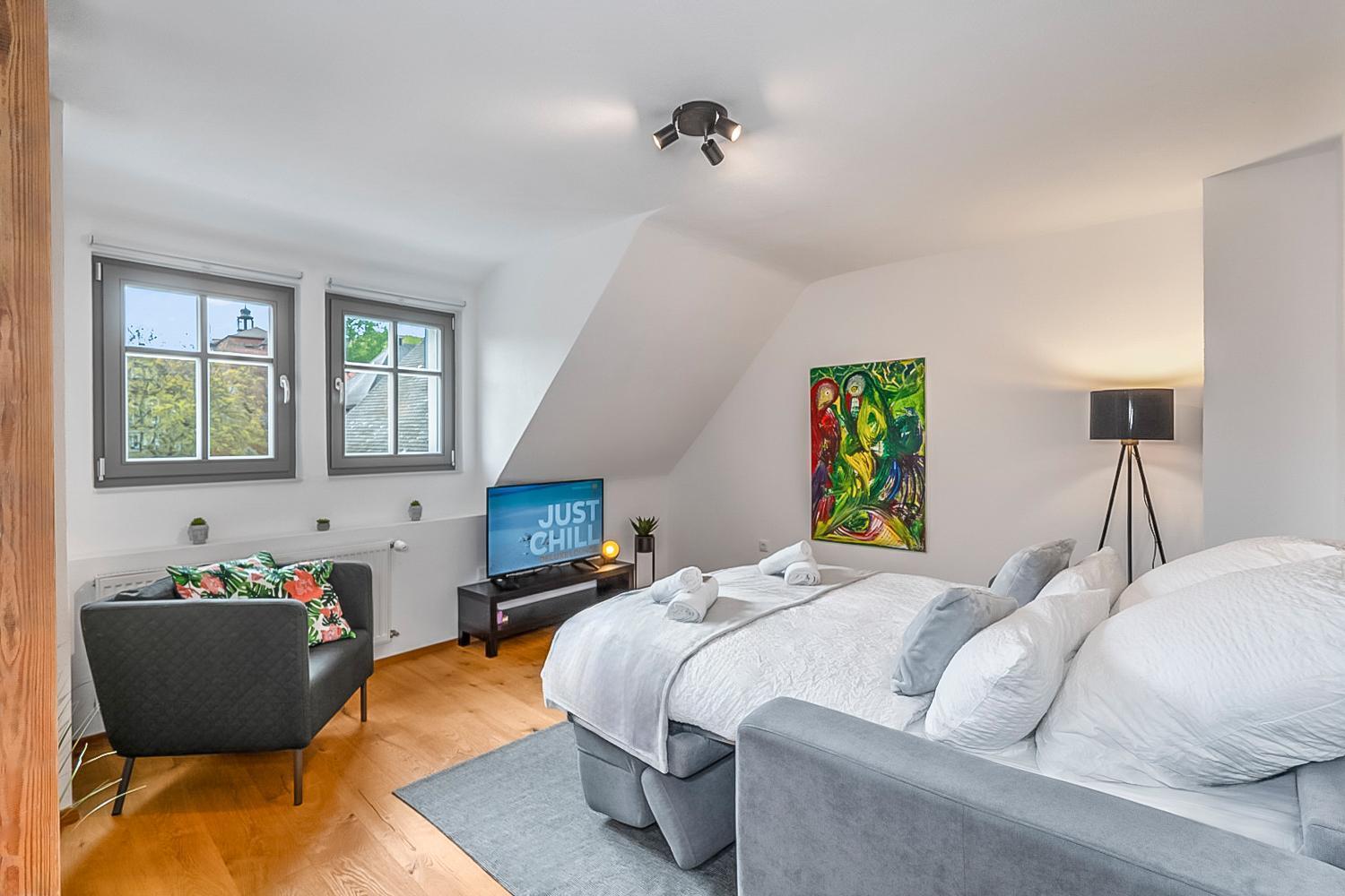 Namaste Homes - Ferienwohnung Mit Dachterrasse Bad Windsheim Extérieur photo